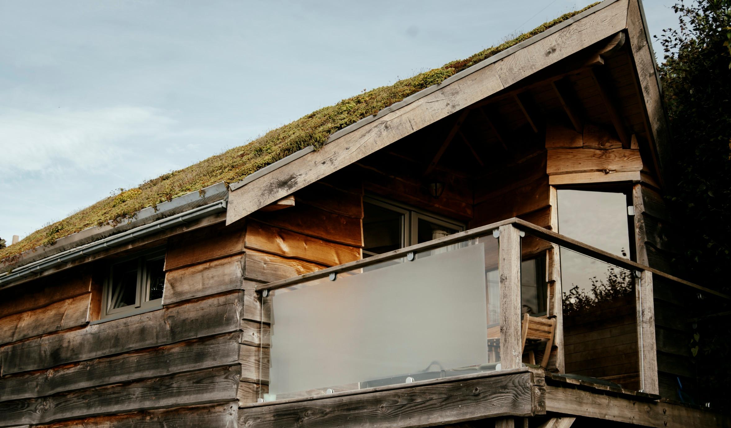 Vue extérieure de la Suite Escale Zen, hébergement bien-être à Theux dans les Ardennes