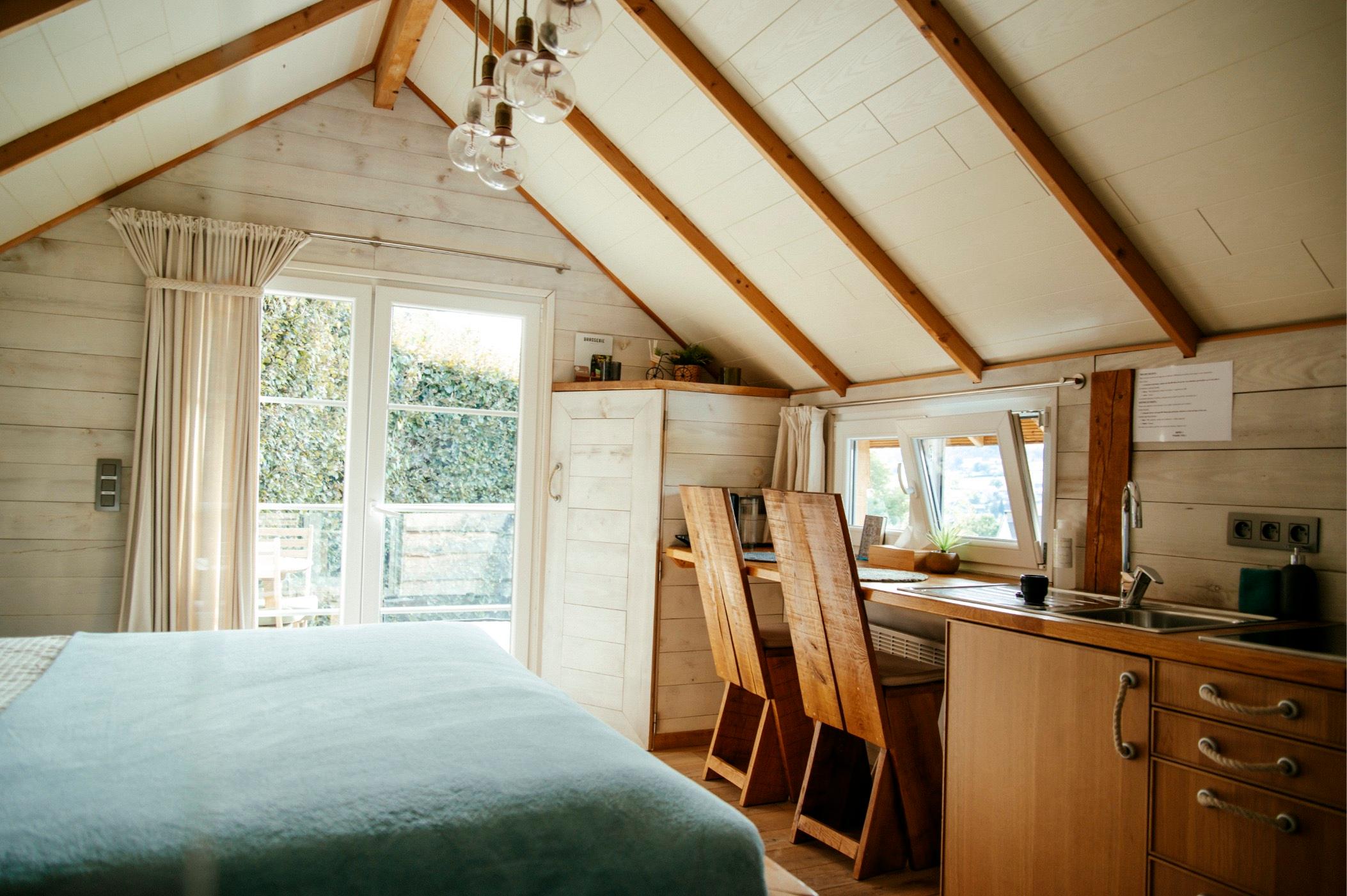 Salle de bain de la Suite Escale Zen, gîte bien-être à Theux près de Spa